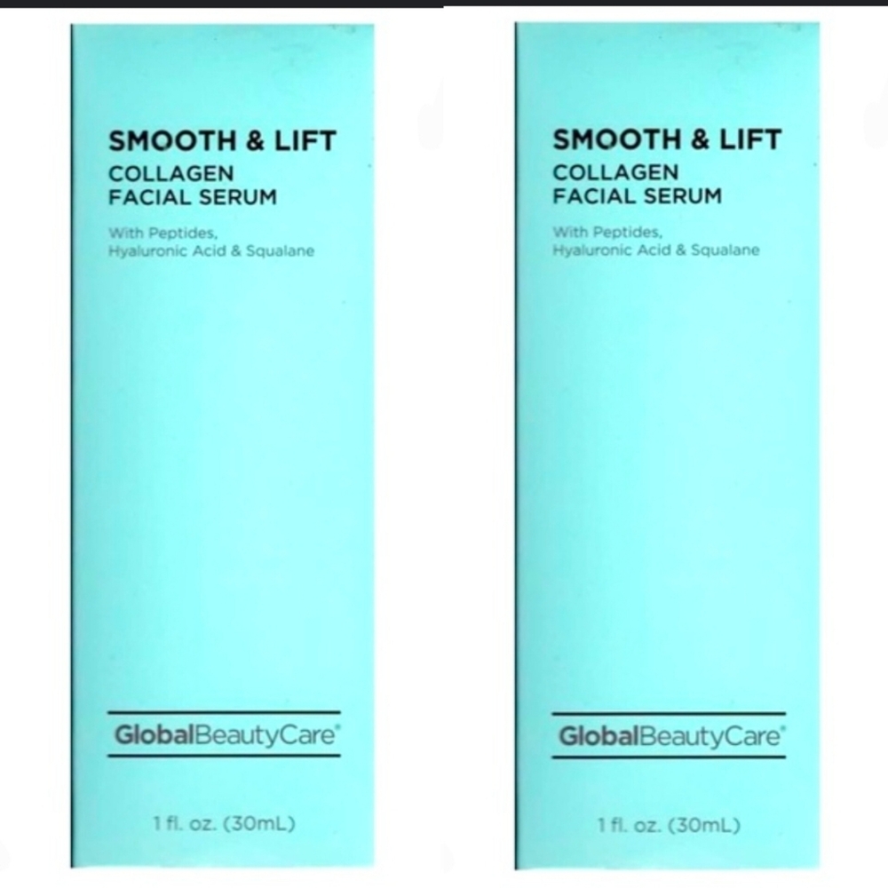 2 x Smooth & Lift Collagen Facial Serum 1fl Oz BNIB